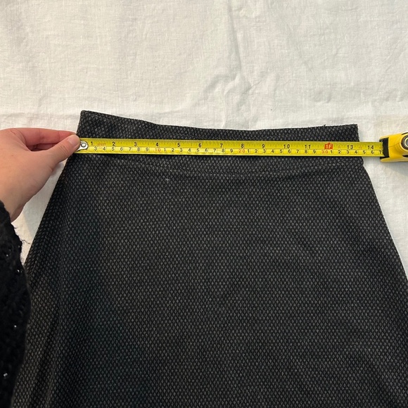 Dark Gray A-Line Skirt - Picture 5 of 5